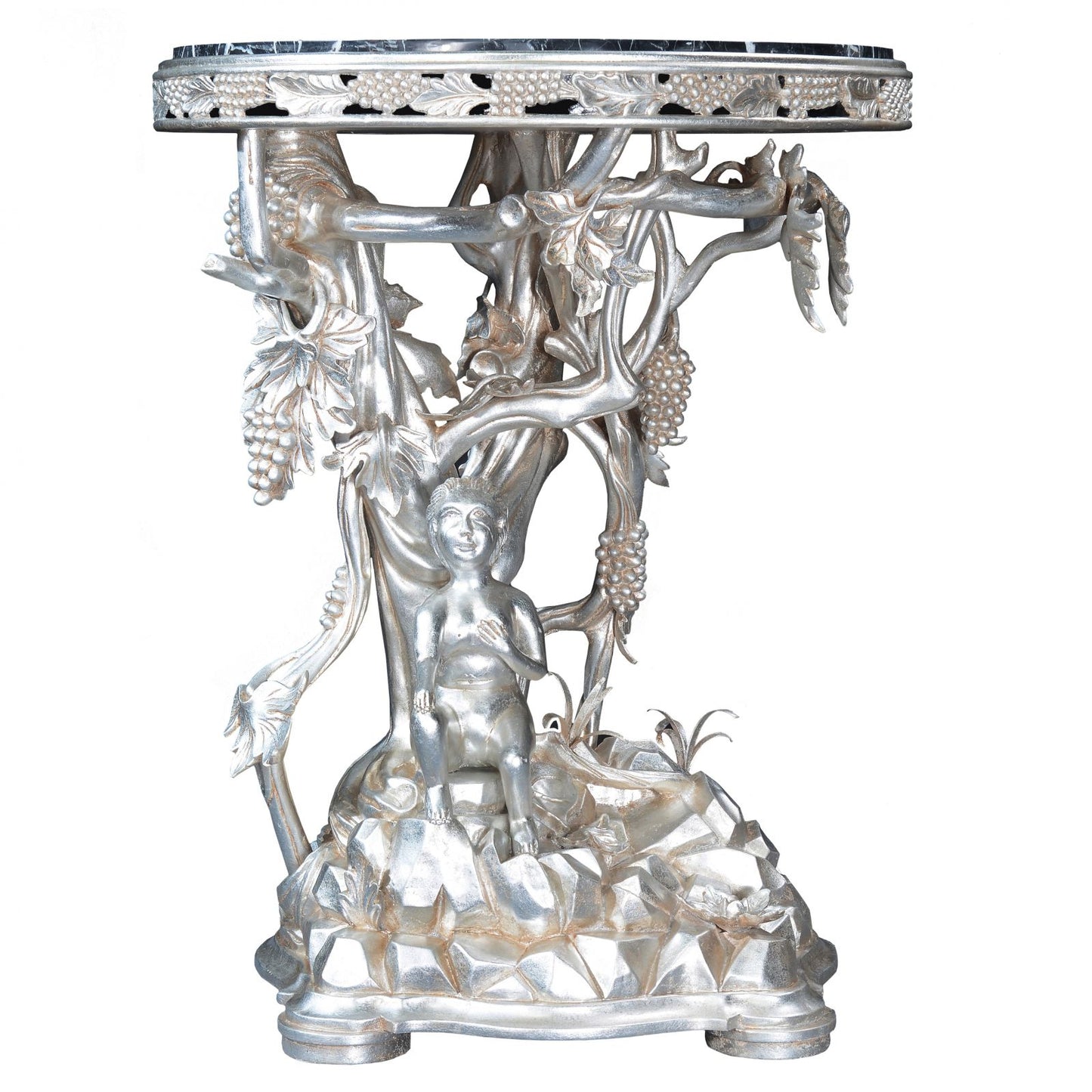 Italian Style Silver Grapevine Centre Table