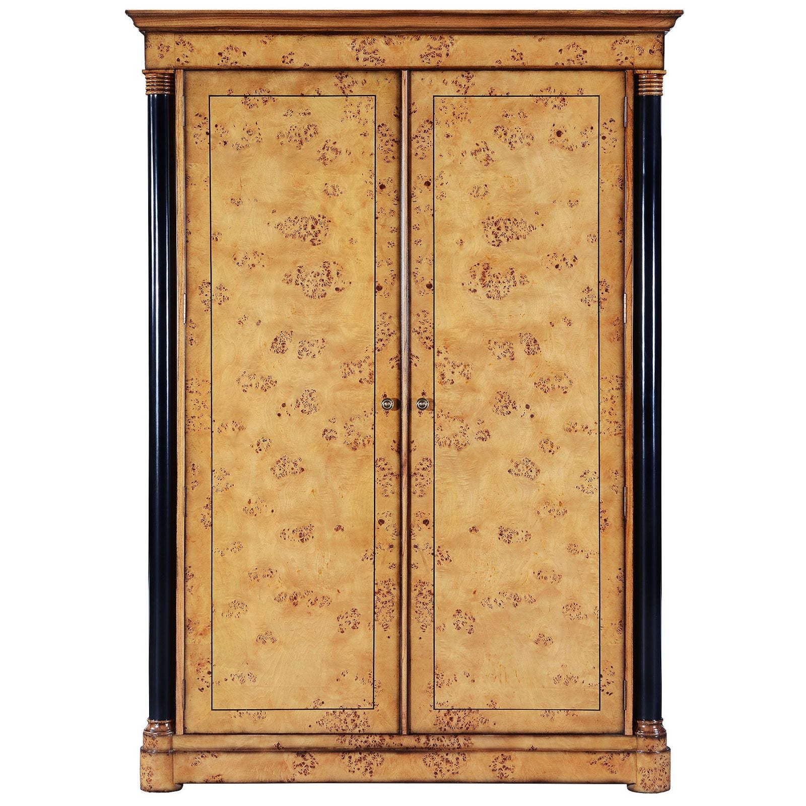 Empire Style Wardrobe In Mappa Burl 