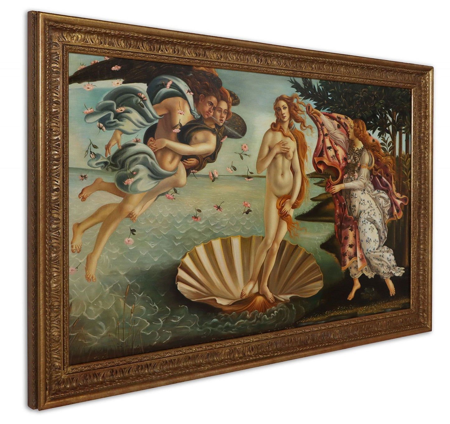 The Birth Of Venus in the style of Sandro Botticelli