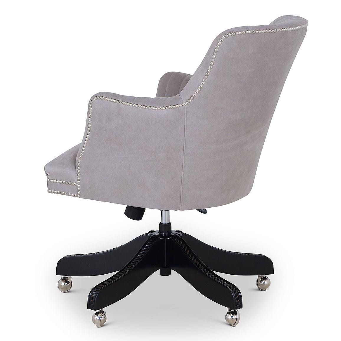 suede swivel desk chair