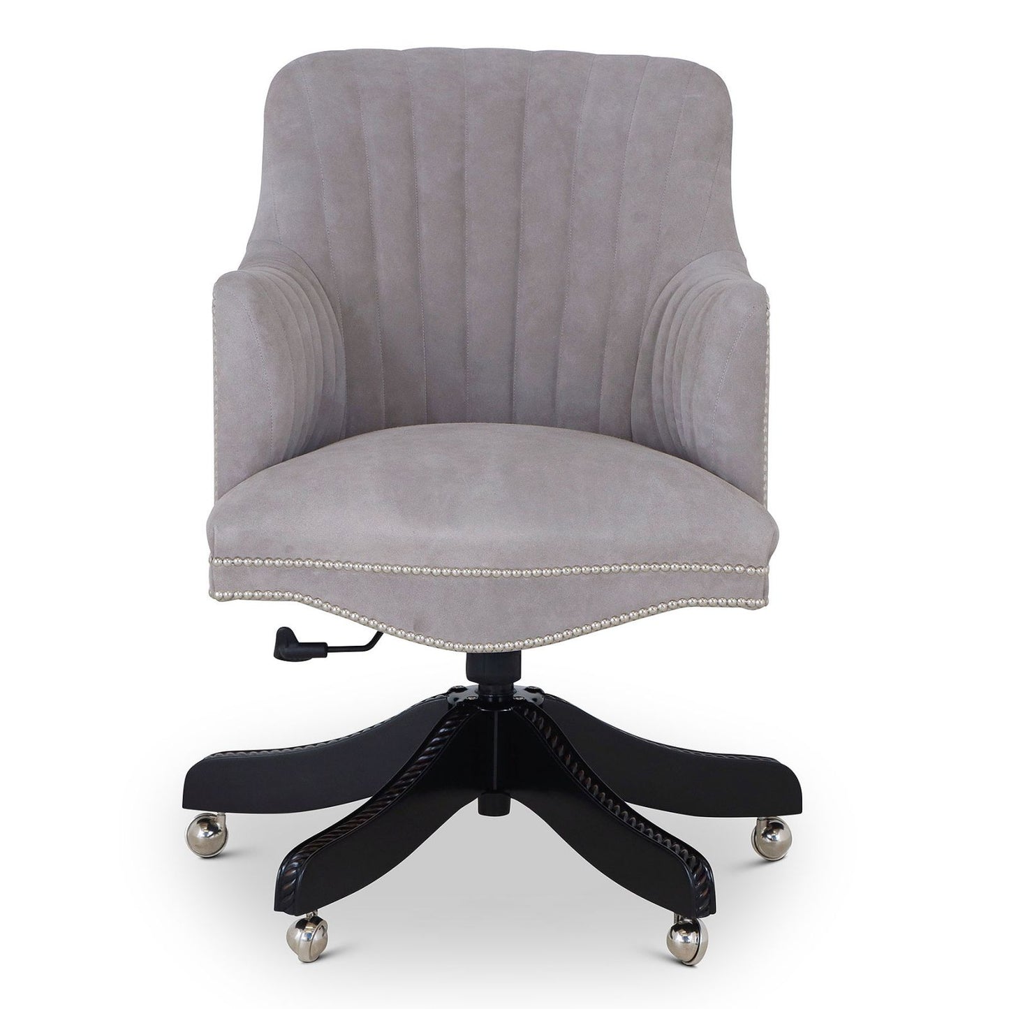 suede swivel desk chair