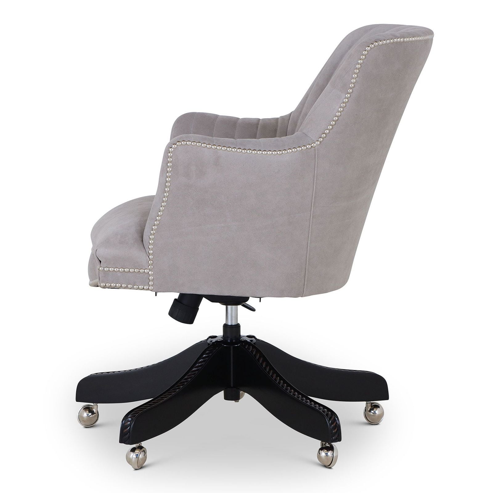 suede swivel desk chair