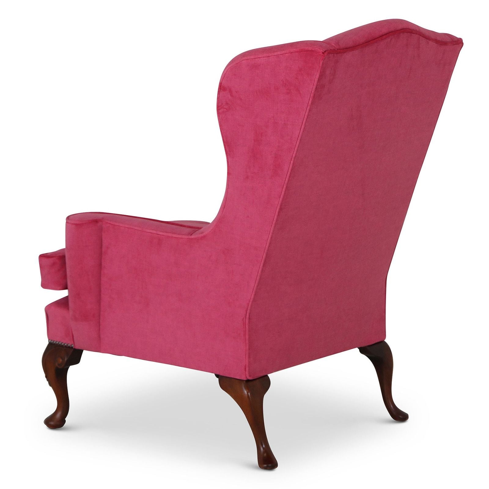 traditional wingchair hand made upholstered