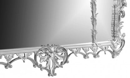 Champagne Silver Overmantel - George II Style