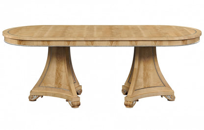 Robert Adam Style Dining Table Crotch Sycamore 