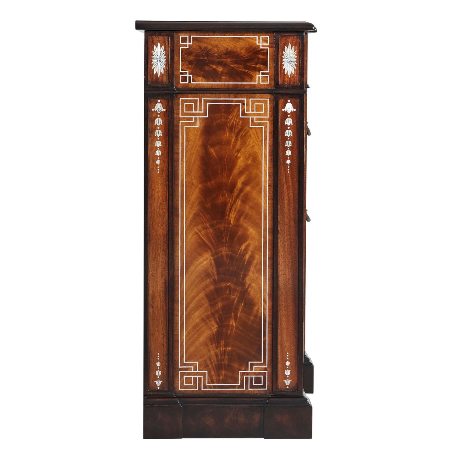 Neoclassical Style Mahogany Sideboard with Mother of Pearl Inlay