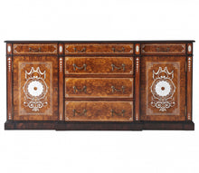 Neoclassical Style Mahogany Sideboard with Mother of Pearl Inlay