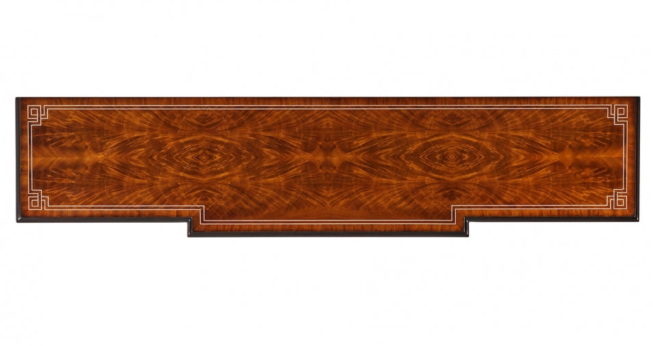 Neoclassical Style Mahogany Sideboard with Mother of Pearl Inlay