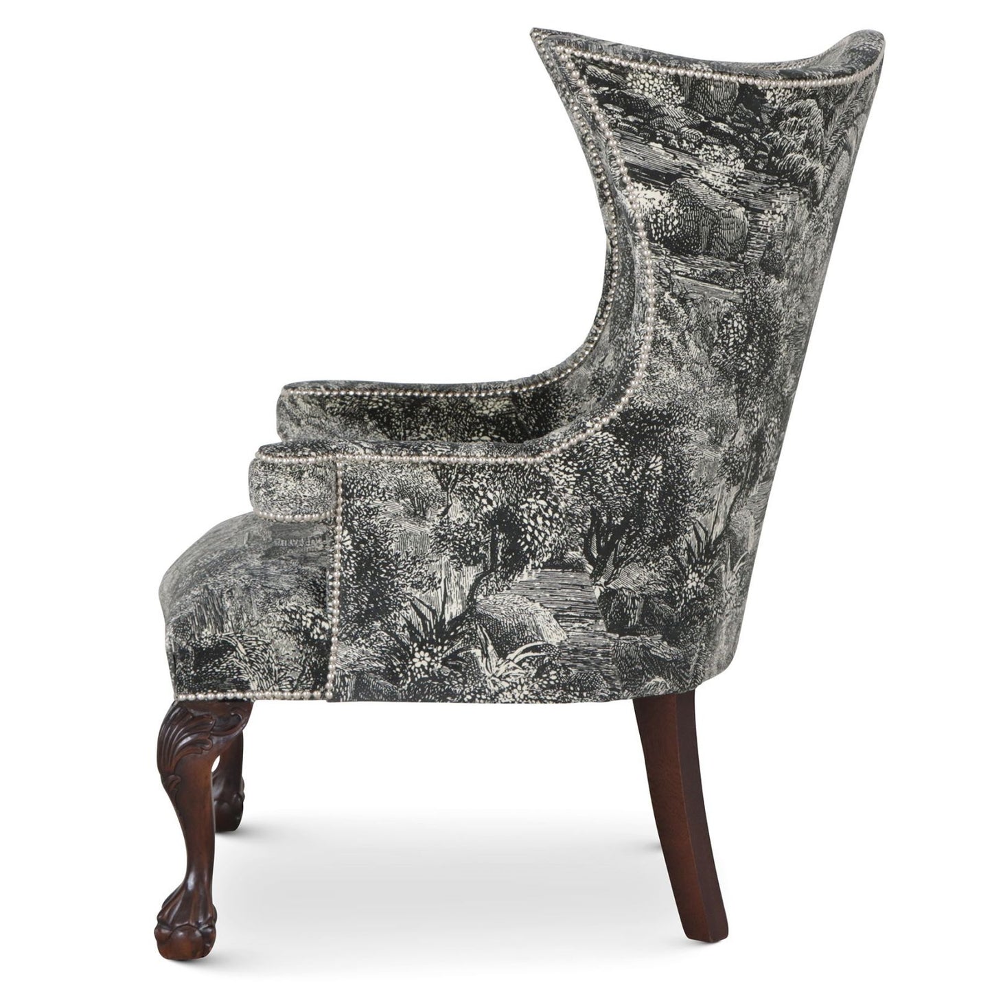 The Okeford Wingchair in Island Paradise is our smallest wingchair, handmade in our workshops. 