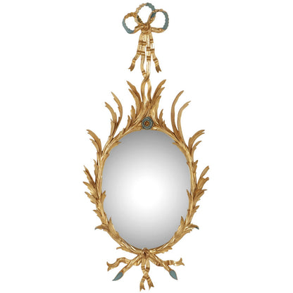 Ribbon Tied Water Gilded Mirror