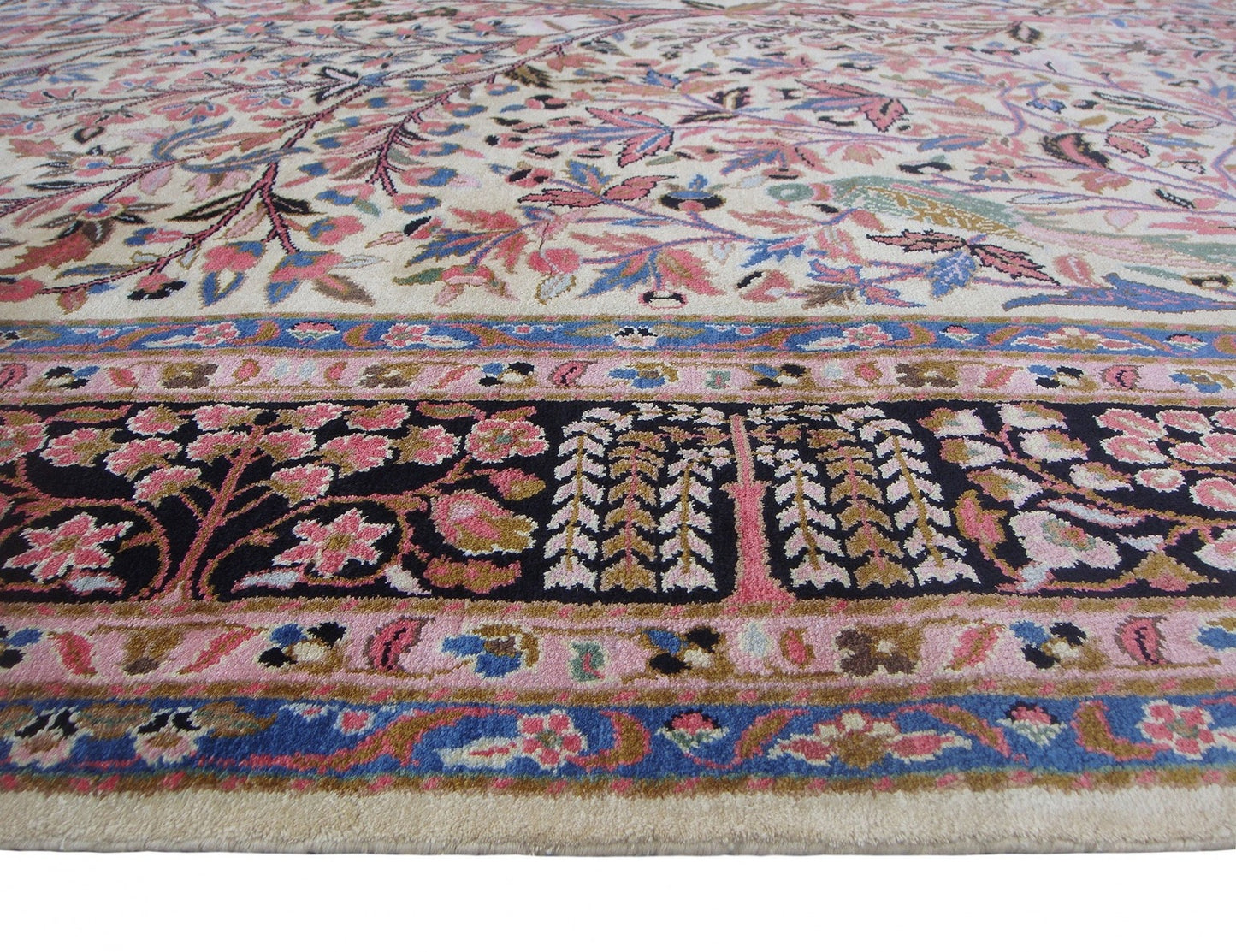 Kashan Silk Rug