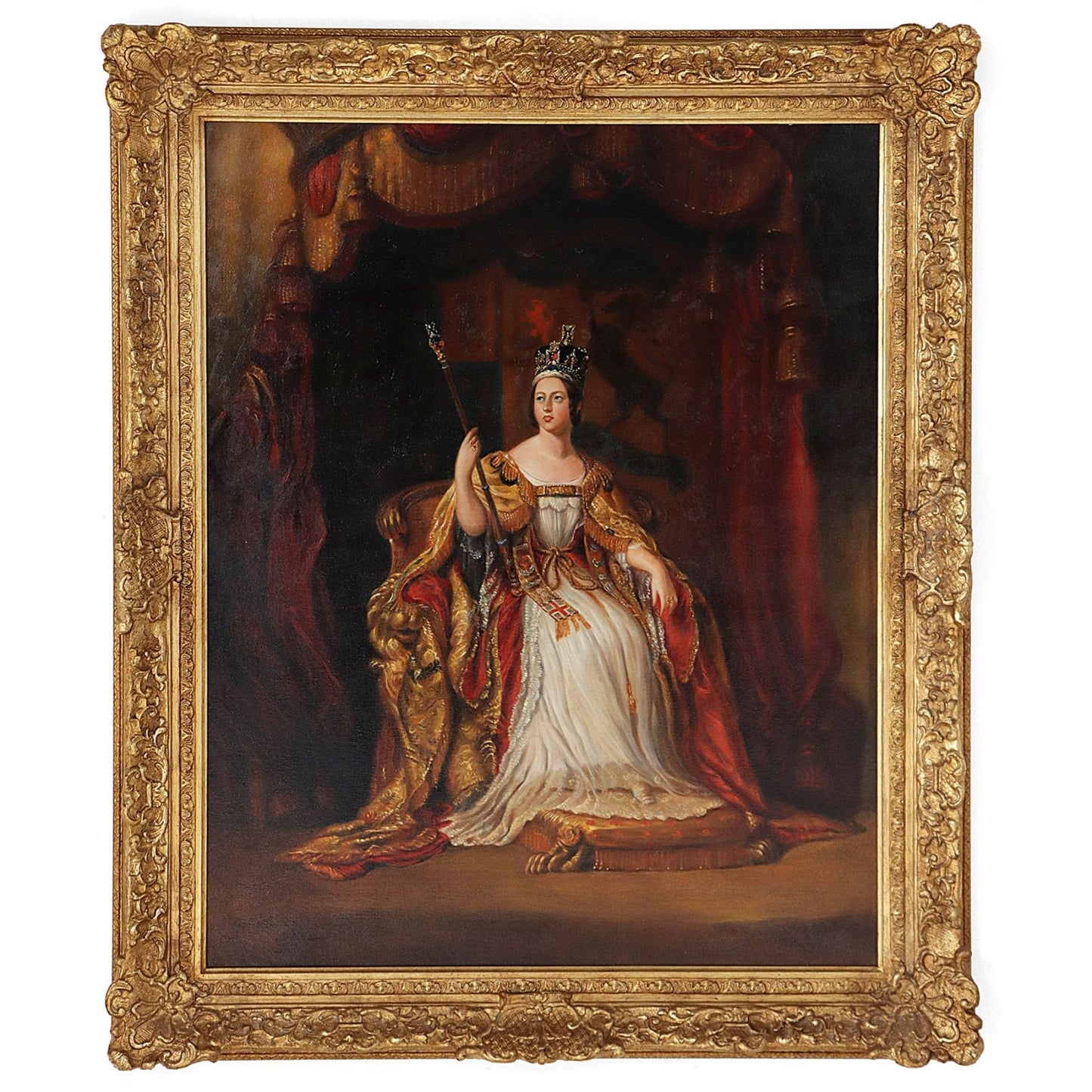 Queen Victoria in style of Sir George Hayter