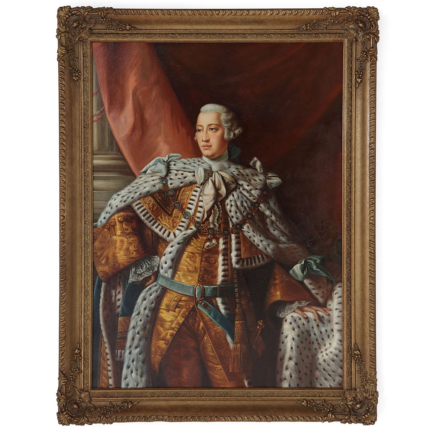 King George III in the style of Allan Ramsay