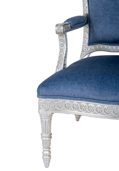 James Chair Silver Bluebell