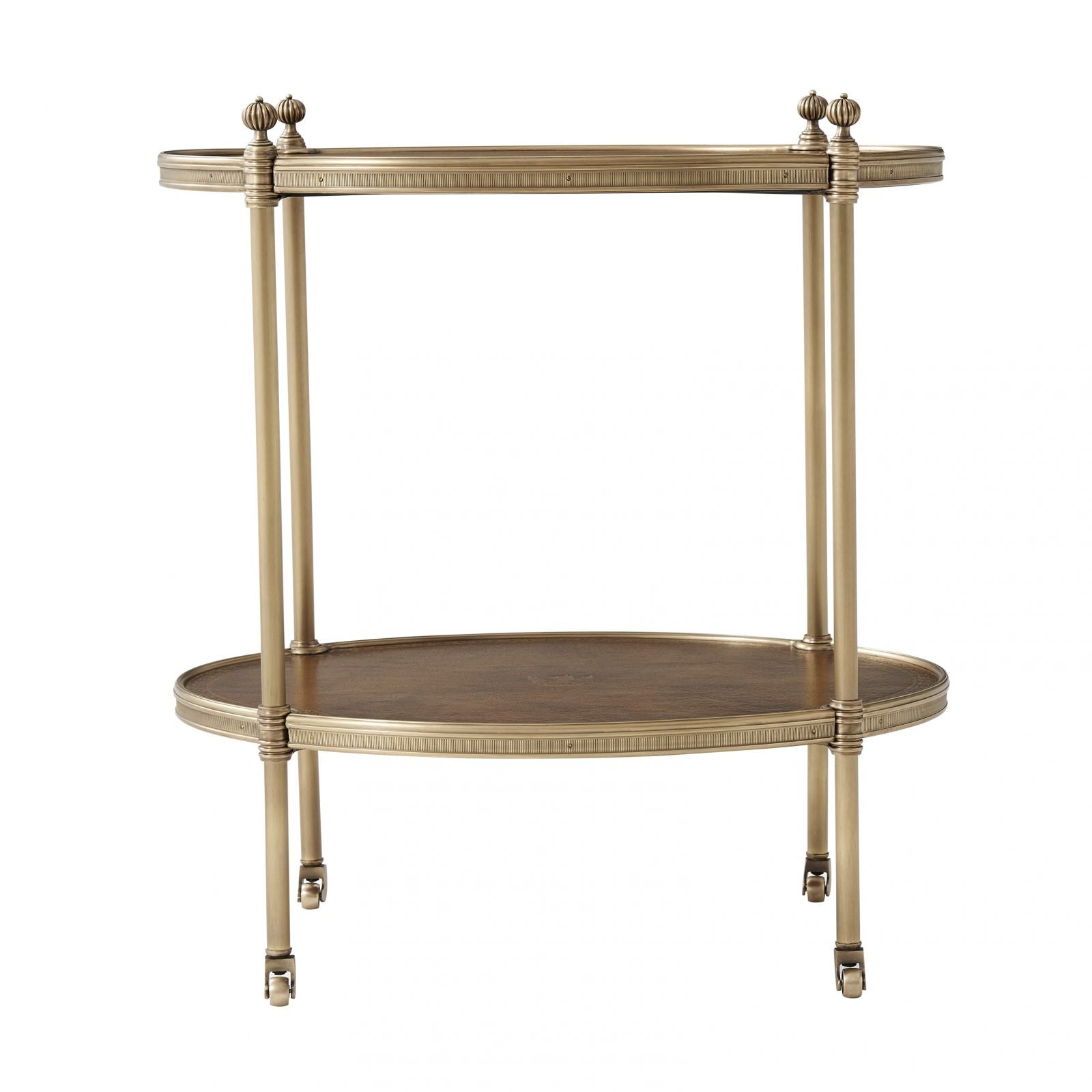 Oval Tiered Side Table