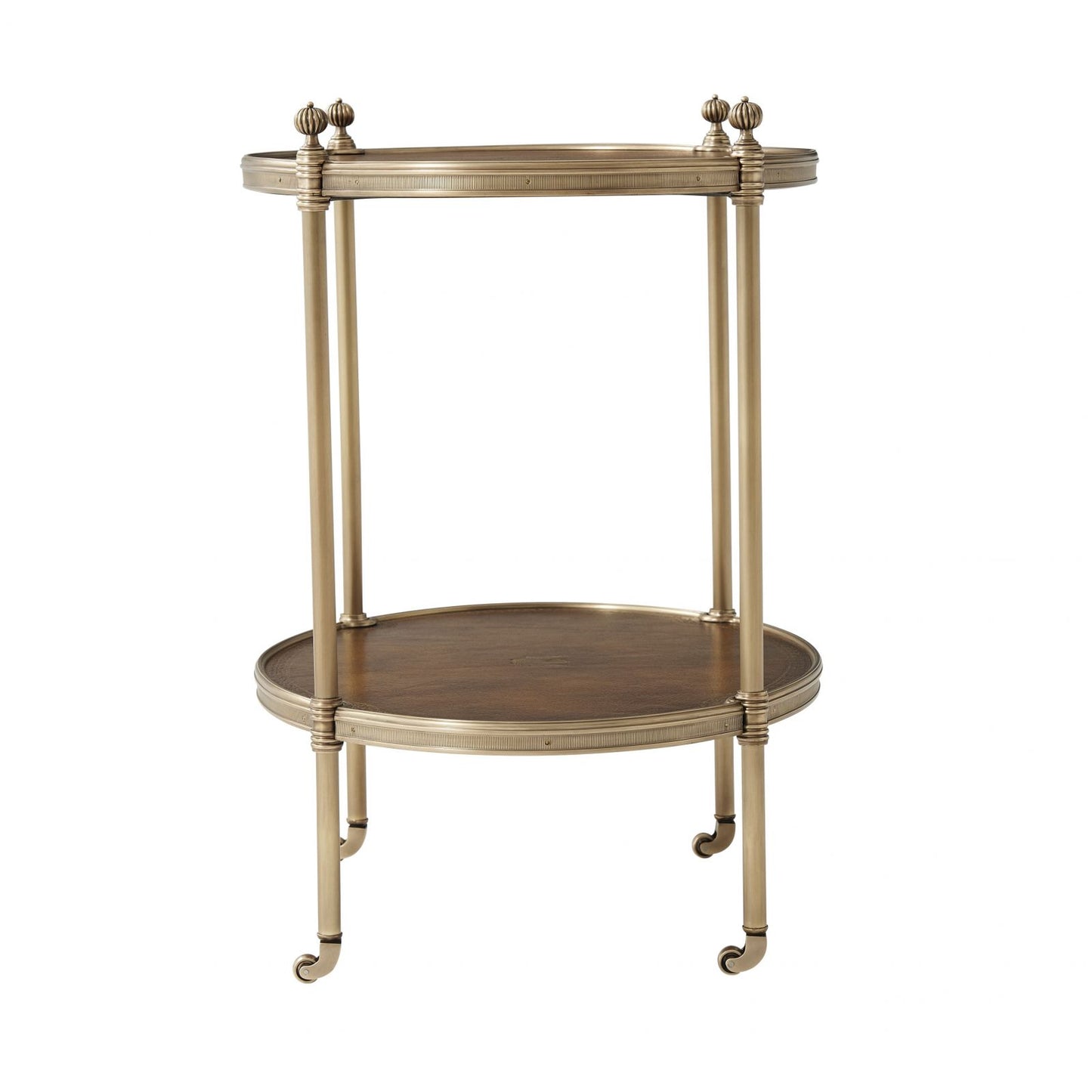 Oval Tiered Side Table