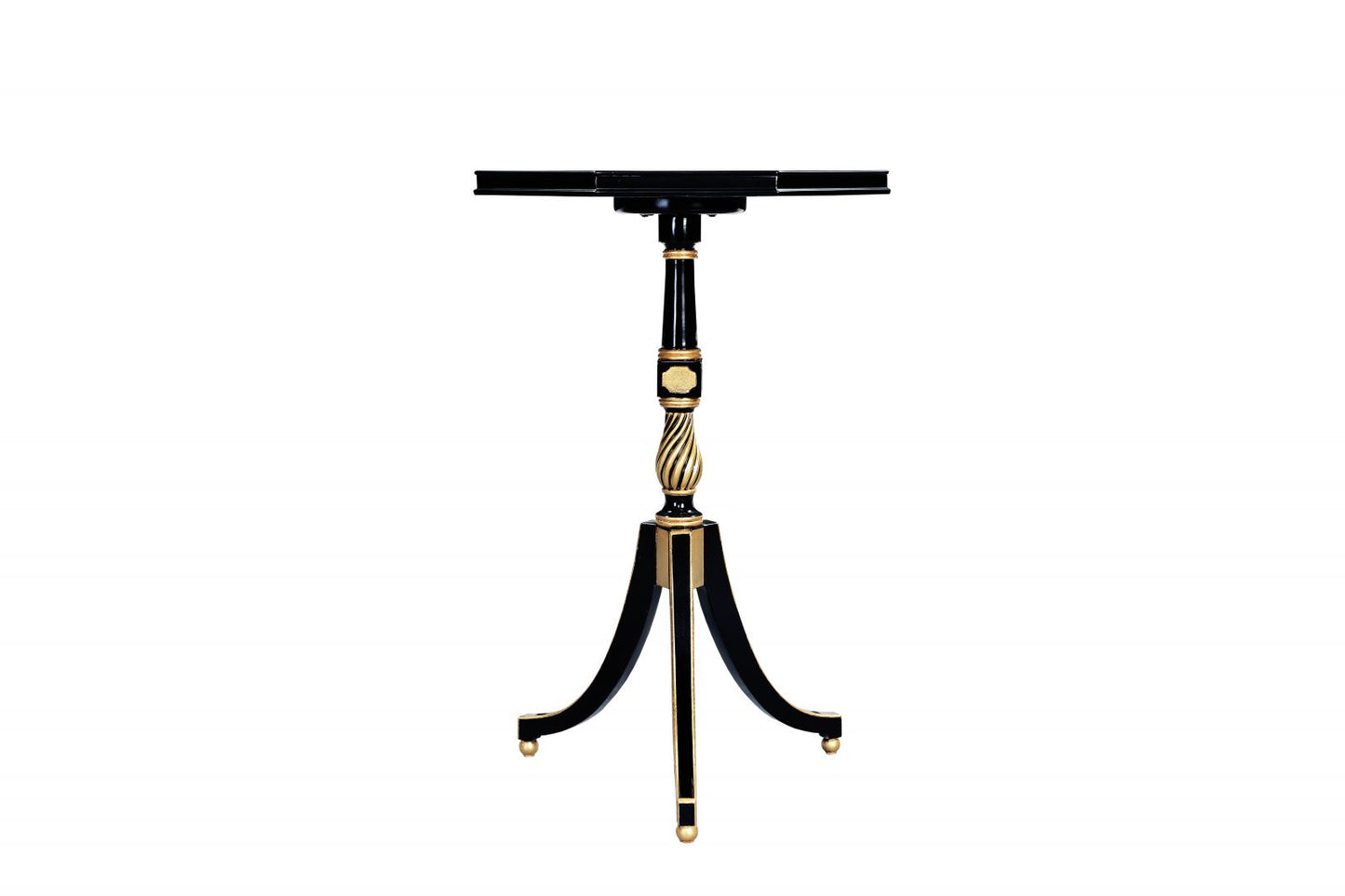 Ebonised Octagonal Wine Table