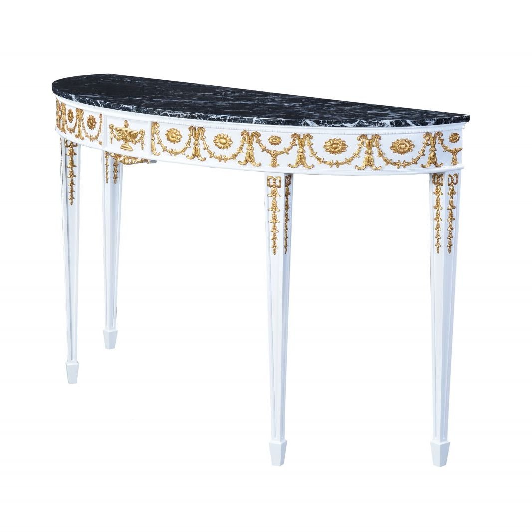 Adam Style Demi Lune Console