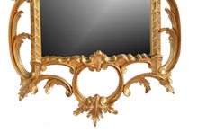 Early George III wall mirror Chippendale period C.1765