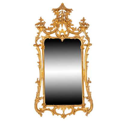 Early George III Giltwood Mirror