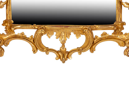 Early George III Giltwood Mirror